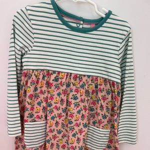 Boden Provence mixed print dress